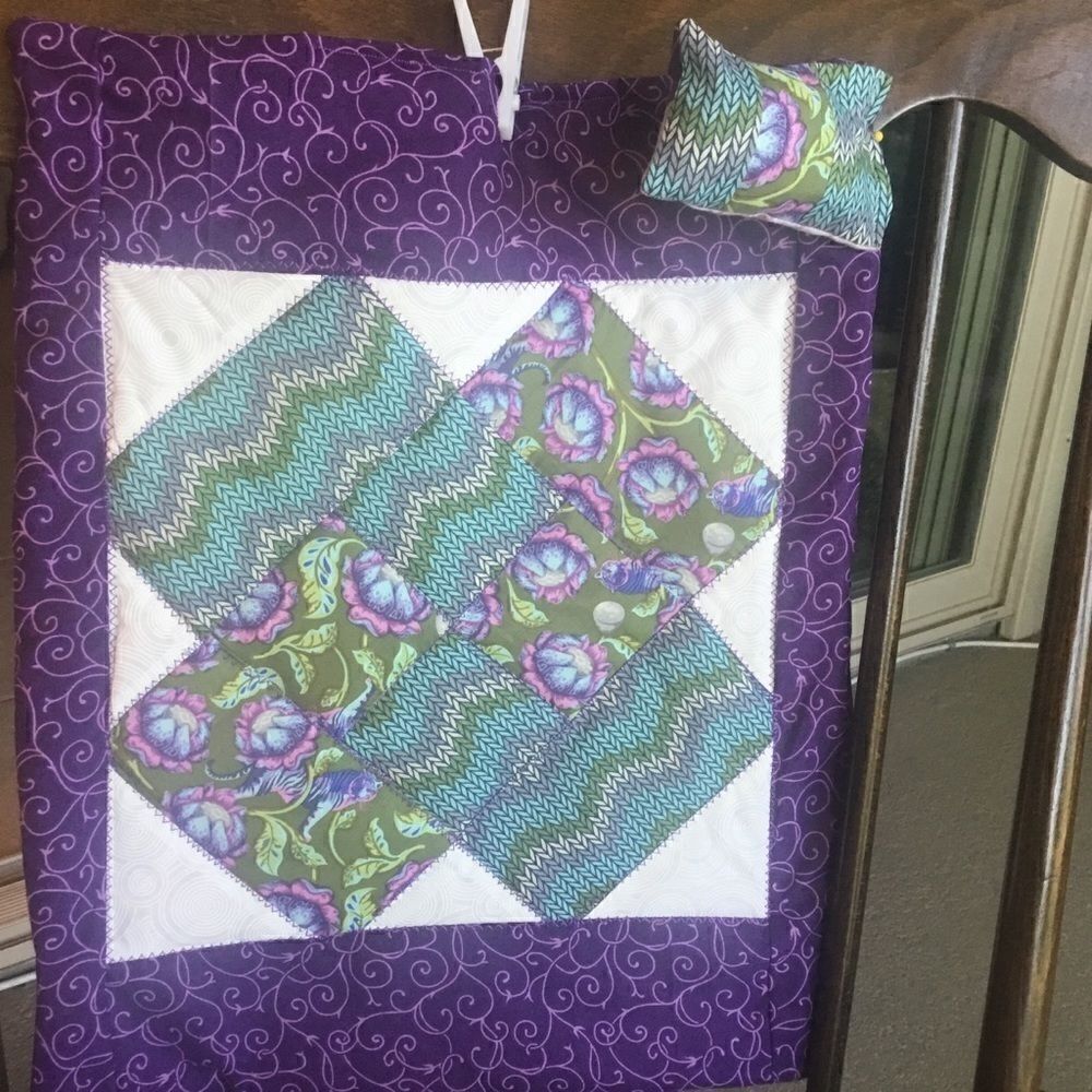 Handmade Doll Quilt. NWOT